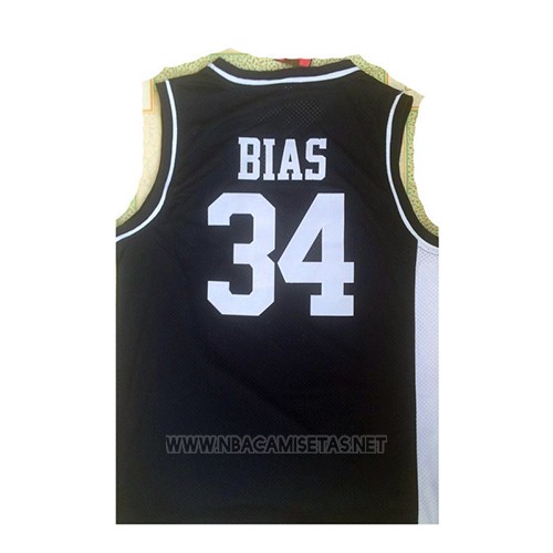 Camiseta Wildcats Len Bias NO 34 Negro